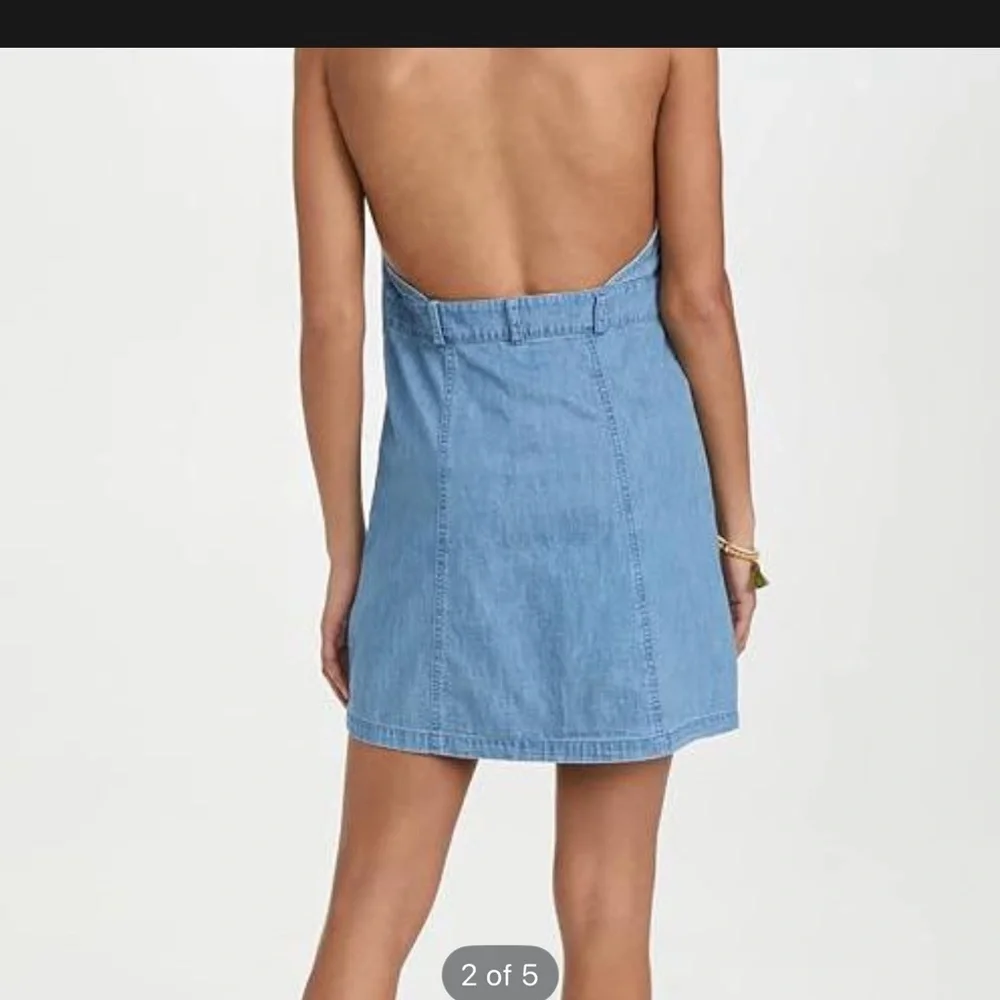 Free People Blue Denim Dress
